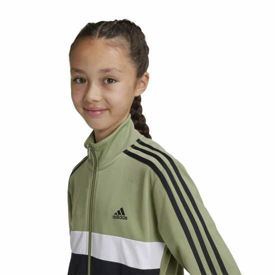 Adidas 3S Essentials Tiberio Tracksuit Tent Green/Blac 