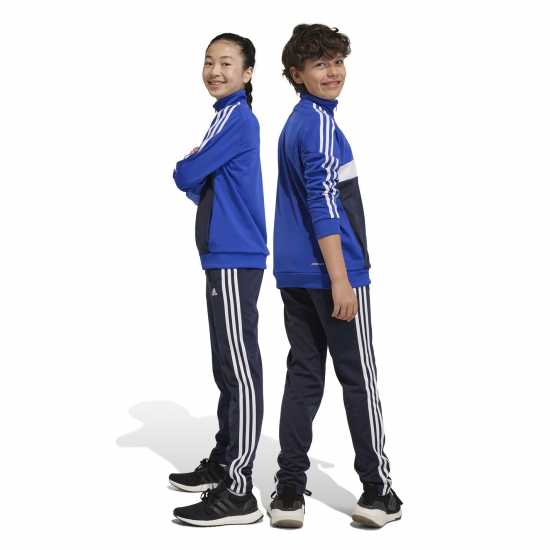 Adidas Essentials Tiberio Tracksuit Синьо Детски спортни екипи