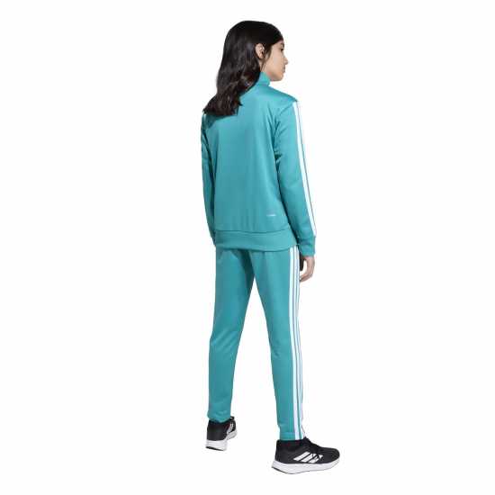 Adidas 3S Essentials Tiberio Tracksuit Зелено/Бяло Adidas 3S Essentials Tiberio Tracksuit Зелено/Бяло