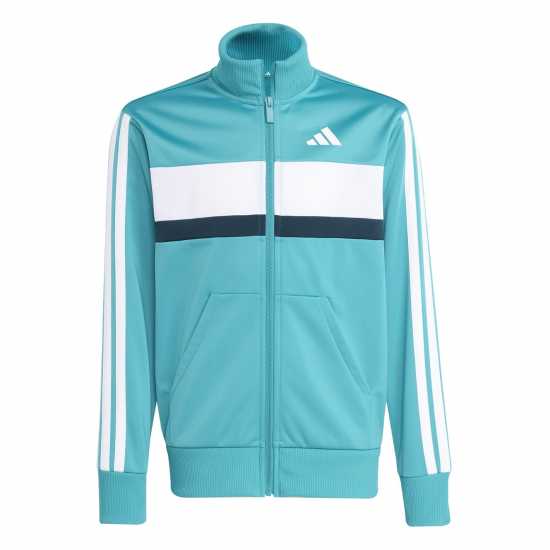Adidas 3S Essentials Tiberio Tracksuit Зелено/Бяло Adidas 3S Essentials Tiberio Tracksuit Зелено/Бяло