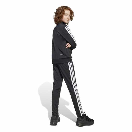 Adidas Essentials Tiberio Tracksuit Черно/Бяло/Рубин 