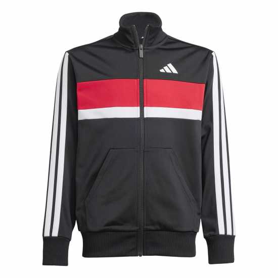 Adidas Essentials Tiberio Tracksuit Черно/Бяло/Рубин 