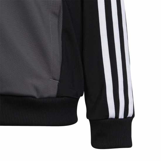 Adidas Essentials Tiberio Tracksuit Черно/Сиво/Бяло Детски спортни екипи