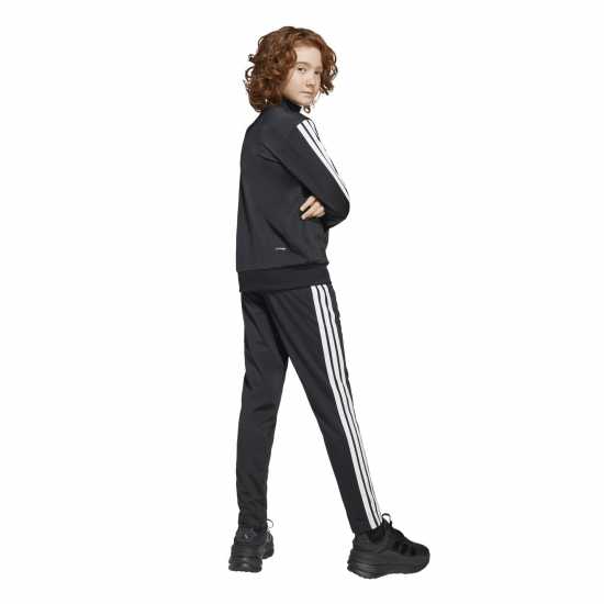 Adidas 3S Essentials Tiberio Tracksuit Black/Red 