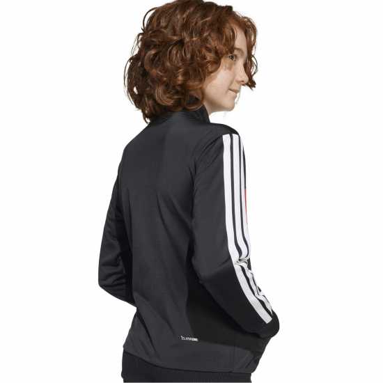 Adidas 3S Essentials Tiberio Tracksuit Black/Red 