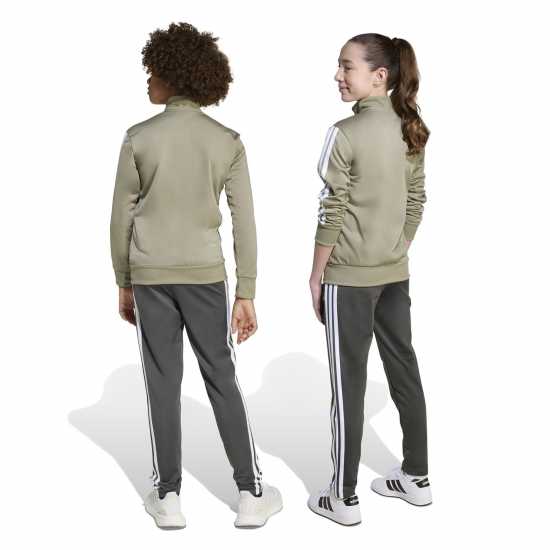 Adidas Essentials Tiberio Tracksuit Шатра Зелено/Бяло Adidas Essentials Tiberio Tracksuit Шатра Зелено/Бяло