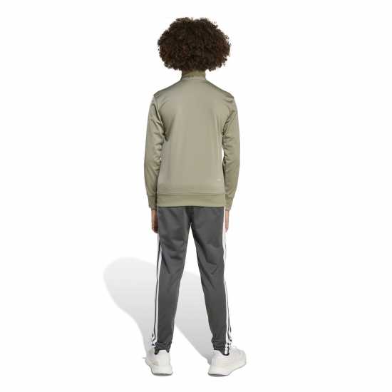 Adidas Essentials Tiberio Tracksuit Шатра Зелено/Бяло Adidas Essentials Tiberio Tracksuit Шатра Зелено/Бяло