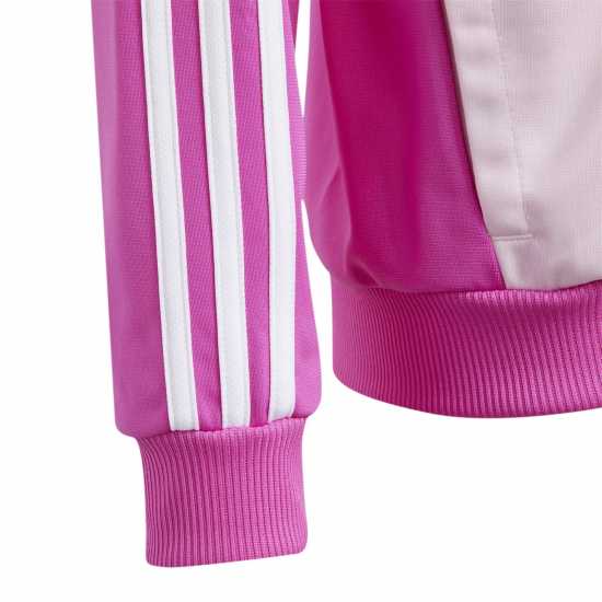 Детски спортни екипи Adidas Essentials Tiberio Tracksuit Полу люцидна Фуч Adidas Essentials Tiberio Tracksuit Полу люцидна Фуч Детски спортни екипи