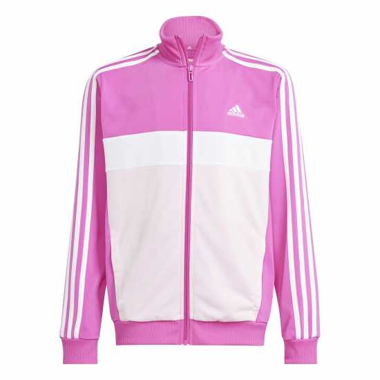 Детски спортни екипи Adidas Essentials Tiberio Tracksuit Полу люцидна Фуч Adidas Essentials Tiberio Tracksuit Полу люцидна Фуч Детски спортни екипи