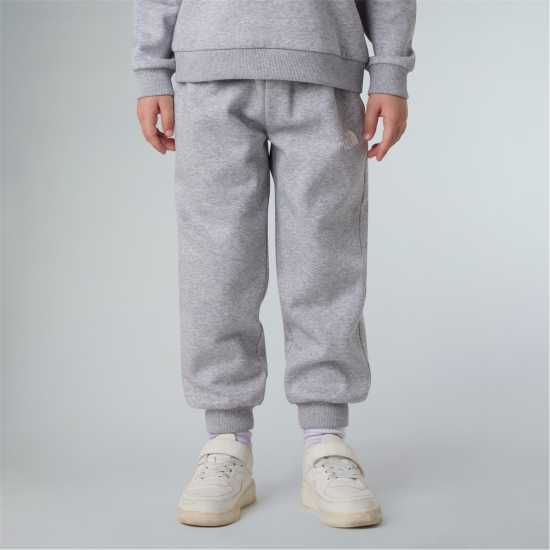 The North Face Simple Dome Fleece Tracksuit Unisex Childs L Grey Heather 