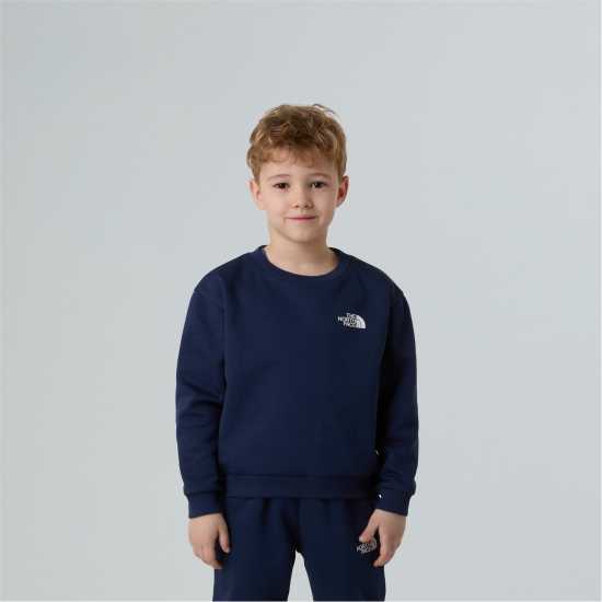The North Face Simple Dome Fleece Tracksuit Unisex Childs Summit Navy The North Face Simple Dome Fleece Tracksuit Unisex Childs Summit Navy