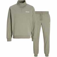 Jack And Jones Half Zip Sweat Tracksuit Co-Ord Set Mens  