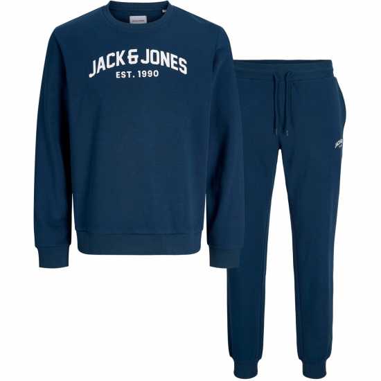 Jack And Jones Crew Sweat Tracksuit Co-Ord Set Mens Jack And Jones Crew Sweat Tracksuit Co-Ord Set Mens