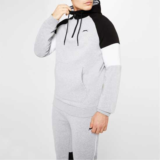 Мъжки спортни екипи в две части Slazenger Мъжки Спортен Екип Quarter Zip Tracksuit Mens Сив марл/черен Slazenger Мъжки Спортен Екип Quarter Zip Tracksuit Mens Сив марл/черен Мъжки спортни екипи в две части