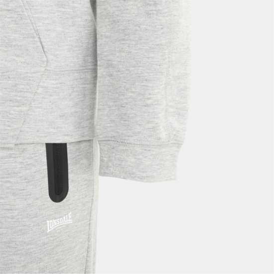 Lonsdale Mens Tracksuit Marl Grey Lonsdale Mens Tracksuit Marl Grey