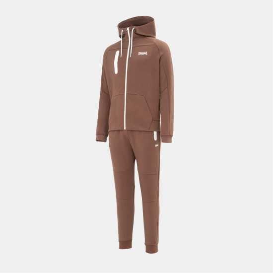Lonsdale Mens Tracksuit Кафяво Lonsdale Mens Tracksuit Кафяво