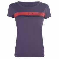 Wilson Дамска Тениска Vars Tech T Shirt Ladies Purple Дамски тениски и фланелки