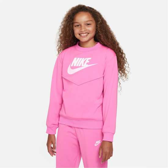 Sportswear Big Kids' Tracksuit Pink Детски спортни екипи