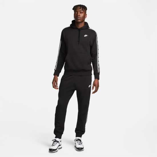 Мъжки спортни екипи в две части Nike Полар Мъже Club Fleece Mens Graphic Hooded Tracksuit Черно/Бяло Nike Полар Мъже Club Fleece Mens Graphic Hooded Tracksuit Черно/Бяло Мъжки спортни екипи в две части