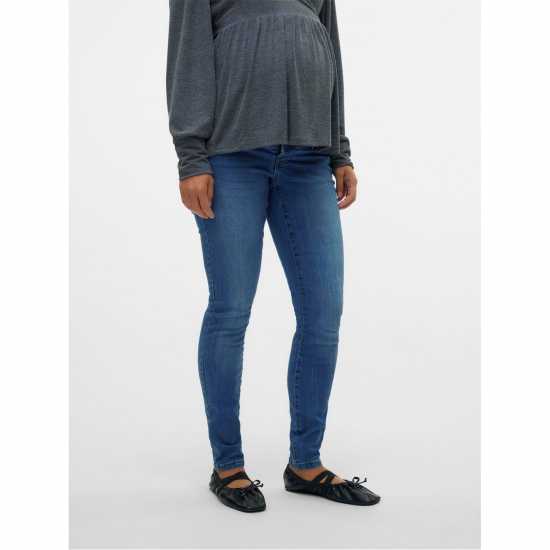 Стеснени Дънки Mama Mila Slim Jeans Ld62  