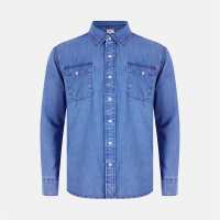Lee Cooper Дънкова Риза Denim Shirt Sn54  