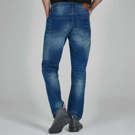 Мъжки дънки Firetrap Мъжки Дънки Rom Straight Leg Jeans Mens Средно перо перо Firetrap Мъжки Дънки Rom Straight Leg Jeans Mens Средно перо перо Мъжки дънки