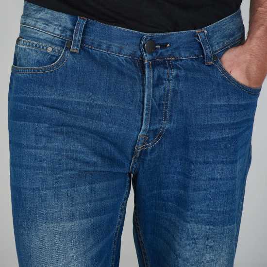 Мъжки дънки Firetrap Мъжки Дънки Rom Straight Leg Jeans Mens Средно перо перо Firetrap Мъжки Дънки Rom Straight Leg Jeans Mens Средно перо перо Мъжки дънки