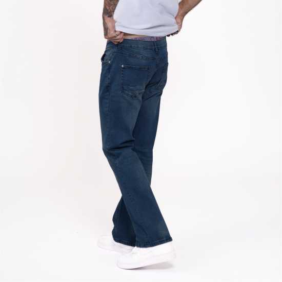 Firetrap Мъжки Дънки Над Глезена Tokyo Bootcut Jeans Mens Чистене на обувка GCast Firetrap Мъжки Дънки Над Глезена Tokyo Bootcut Jeans Mens Чистене на обувка GCast