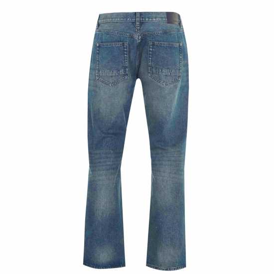 Firetrap Мъжки Дънки Над Глезена Tokyo Bootcut Jeans Mens Чистене на обувка GCast Firetrap Мъжки Дънки Над Глезена Tokyo Bootcut Jeans Mens Чистене на обувка GCast