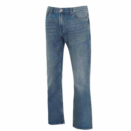 Firetrap Мъжки Дънки Над Глезена Tokyo Bootcut Jeans Mens Чистене на обувка GCast Firetrap Мъжки Дънки Над Глезена Tokyo Bootcut Jeans Mens Чистене на обувка GCast