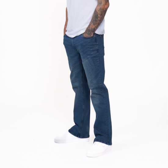 Firetrap Мъжки Дънки Над Глезена Tokyo Bootcut Jeans Mens Чистене на обувка GCast Firetrap Мъжки Дънки Над Глезена Tokyo Bootcut Jeans Mens Чистене на обувка GCast