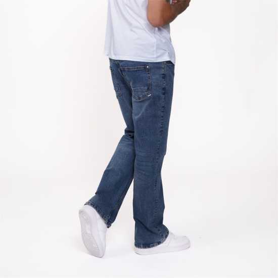 Firetrap Мъжки Дънки Над Глезена Tokyo Bootcut Jeans Mens  