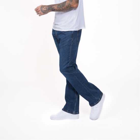 Firetrap Мъжки Дънки Над Глезена Tokyo Bootcut Jeans Mens Черна прана обувка Firetrap Мъжки Дънки Над Глезена Tokyo Bootcut Jeans Mens Черна прана обувка