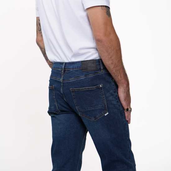 Firetrap Мъжки Дънки Над Глезена Tokyo Bootcut Jeans Mens Черна прана обувка Firetrap Мъжки Дънки Над Глезена Tokyo Bootcut Jeans Mens Черна прана обувка