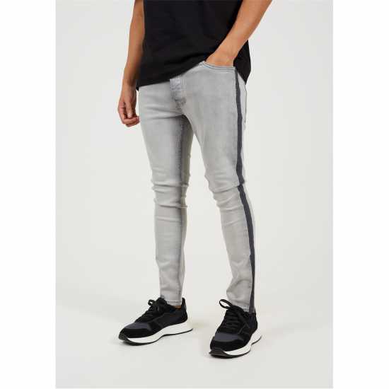 Brave Soul Wash Skinny Jean With Stripe  Мъжки дънки