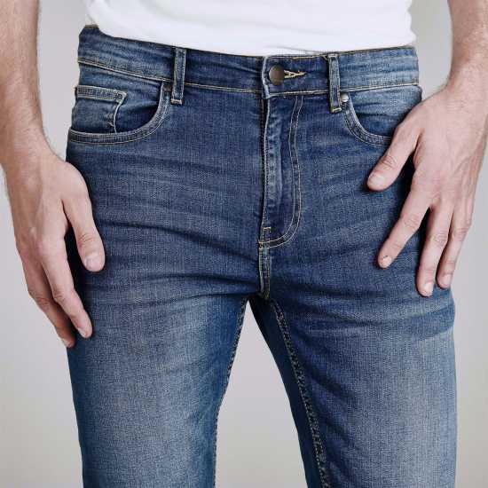 Мъжки дънки Firetrap Мъжки Скини Дънки Skinny Jeans Mens Средно синьо Firetrap Мъжки Скини Дънки Skinny Jeans Mens Средно синьо Мъжки дънки