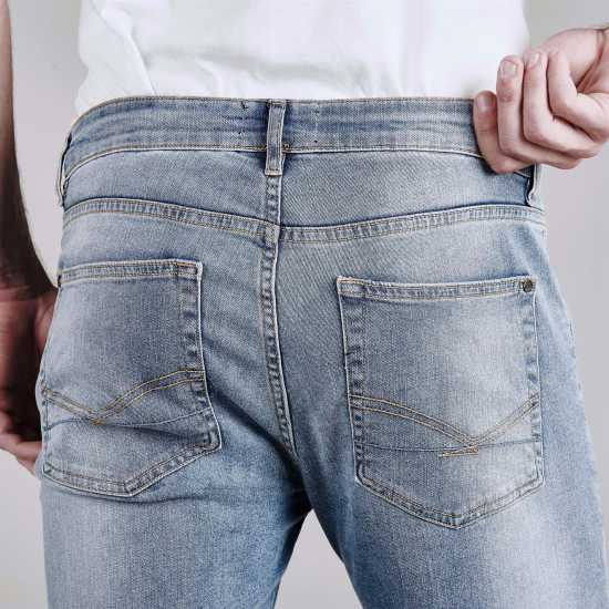 Firetrap Мъжки Скини Дънки Skinny Jeans Mens Bleach Wash Мъжки дънки
