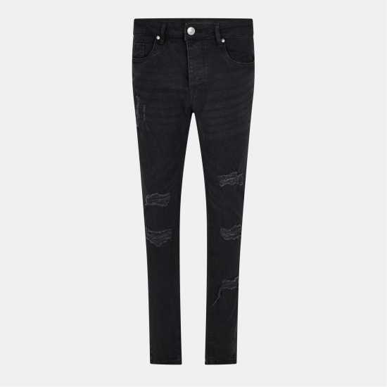 Brave Soul Skinny Fit Jean With Knee Rips Brave Soul Skinny Fit Jean With Knee Rips