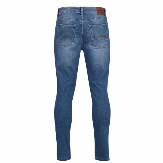 Вталени Дънки Jack Wills Skinny Jeans Mid Indigo Мъжки дънки