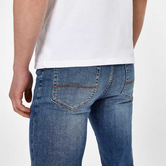 Вталени Дънки Jack Wills Skinny Jeans Mid Indigo Мъжки дънки