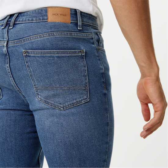 Мъжки дънки Вталени Дънки Jack Wills Skinny Jeans Средно индиго Вталени Дънки Jack Wills Skinny Jeans Средно индиго Мъжки дънки