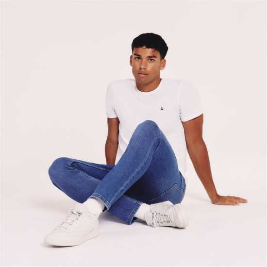 Мъжки дънки Вталени Дънки Jack Wills Skinny Jeans Средно индиго Вталени Дънки Jack Wills Skinny Jeans Средно индиго Мъжки дънки