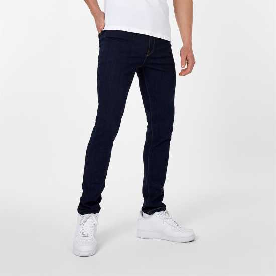 Мъжки дънки Вталени Дънки Jack Wills Skinny Jeans Индиго промивка Вталени Дънки Jack Wills Skinny Jeans Индиго промивка Мъжки дънки