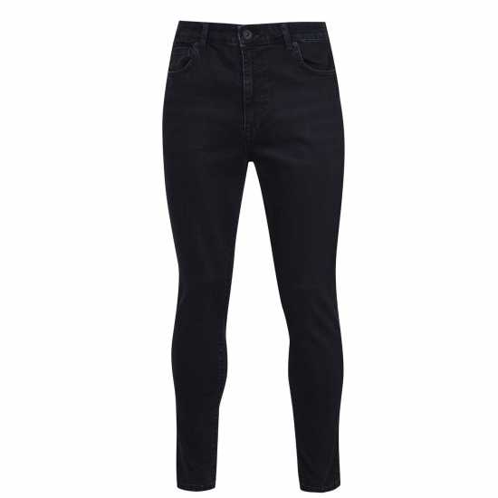Вталени Дънки Jack Wills Skinny Jeans Износен черен Мъжки дънки