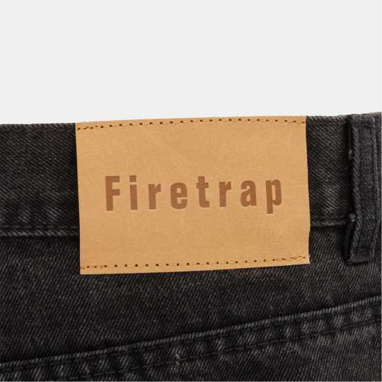 Firetrap Rf Jeans Senior Charcoal Firetrap Rf Jeans Senior Charcoal