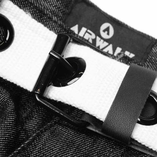 Airwalk Карго Джинси Мъжки Belted Cargo Jeans Mens Black II Мъжки дънки
