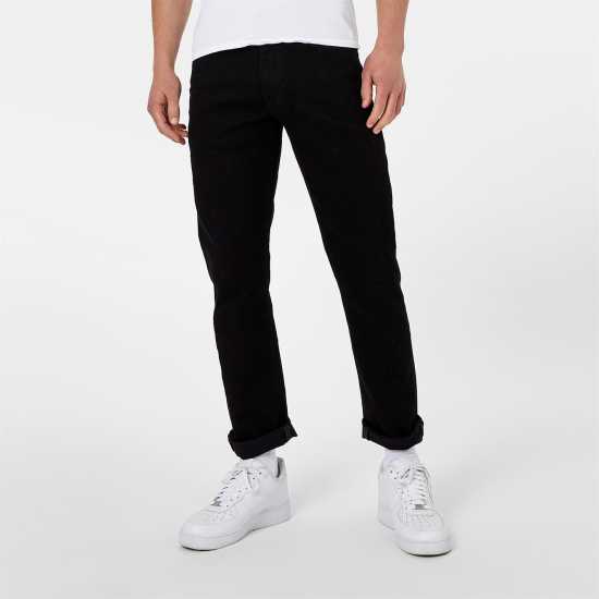 Стеснени Дънки Jack Wills Slim Jeans Черно Мъжки дънки