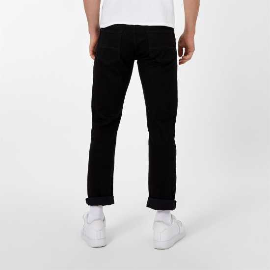 Стеснени Дънки Jack Wills Slim Jeans Черно Мъжки дънки