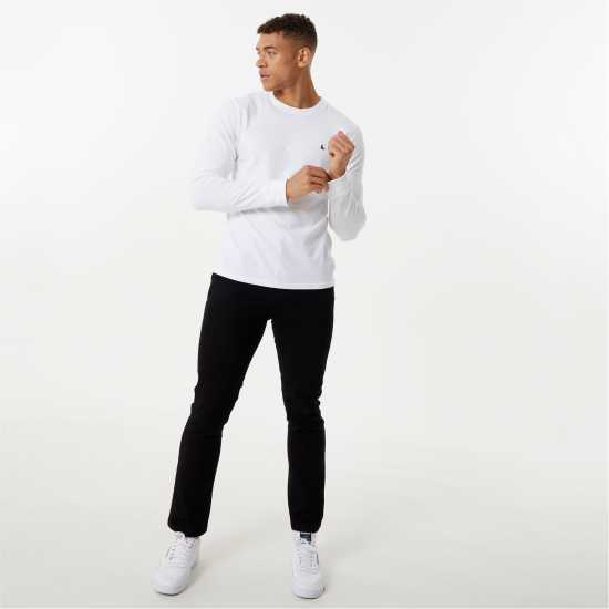 Стеснени Дънки Jack Wills Slim Jeans Черно Мъжки дънки