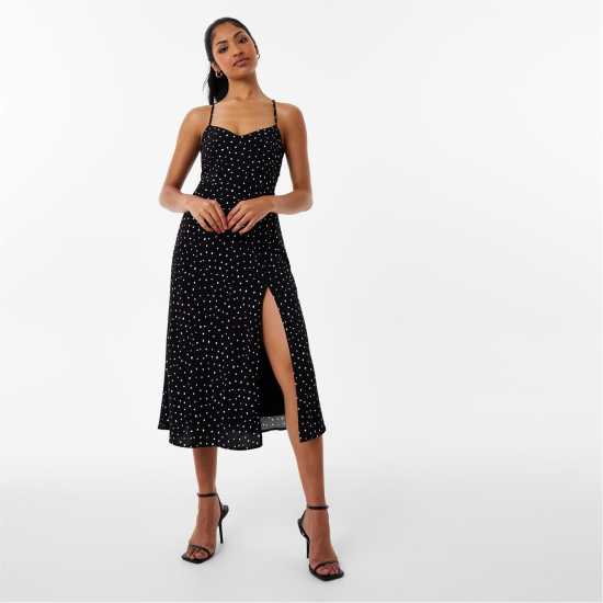 Средна Рокля Split Midi Dress  